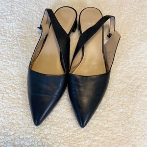 13 Franco Sarto black slingbacks